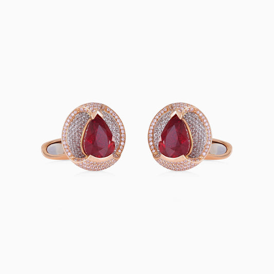 Ruby Cufflinks