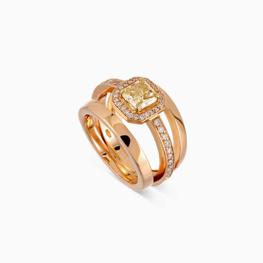 Yellow Diamond Ring