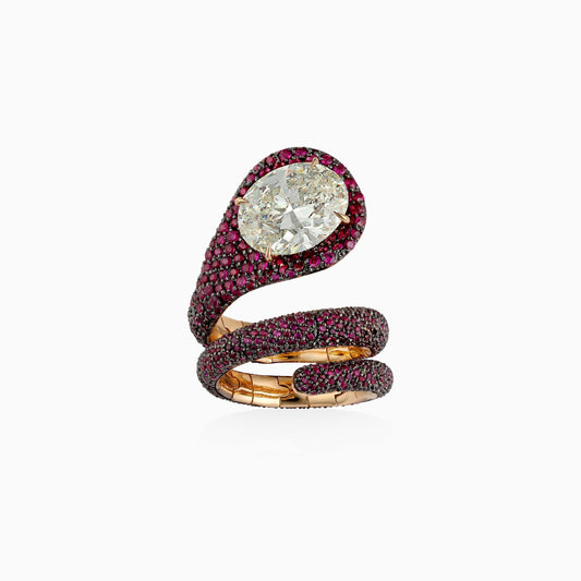 Diamond and Ruby Ring