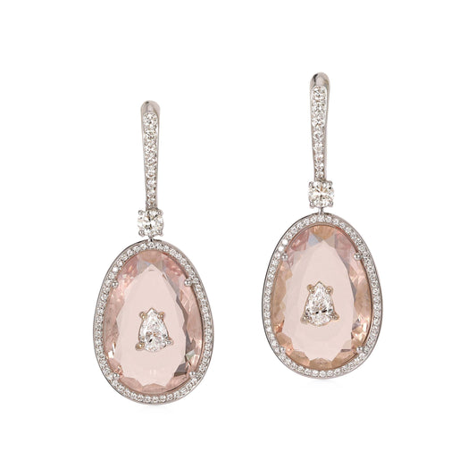 Pietra Morganite Earrings