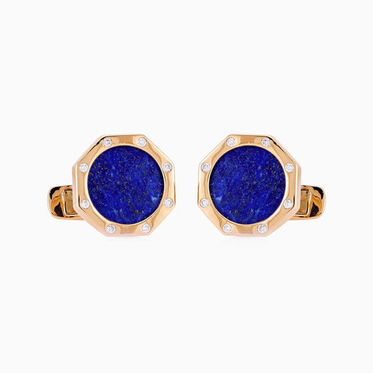 Lapis Lazuli and Diamond Cufflinks