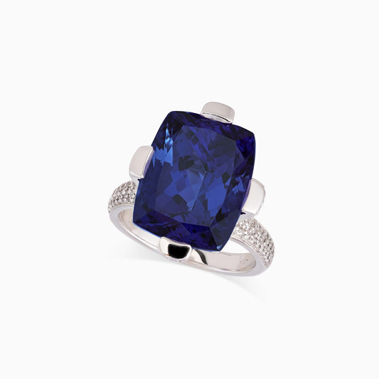 Tanzanite Solitaire Ring